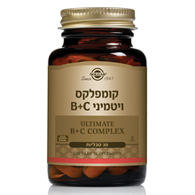 קומפלקס ויטמיני B+C סולגאר 30 טבליות