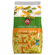 פסטה פוסילי טריקולור אורגני הרדוף